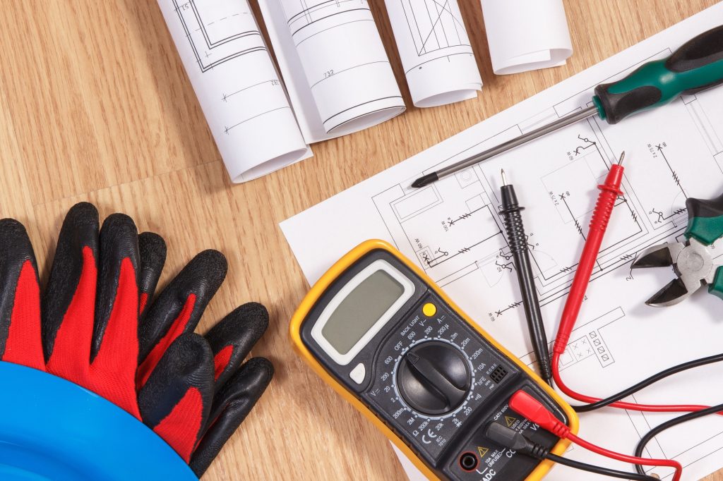 Electrical diagrams, multimeter
