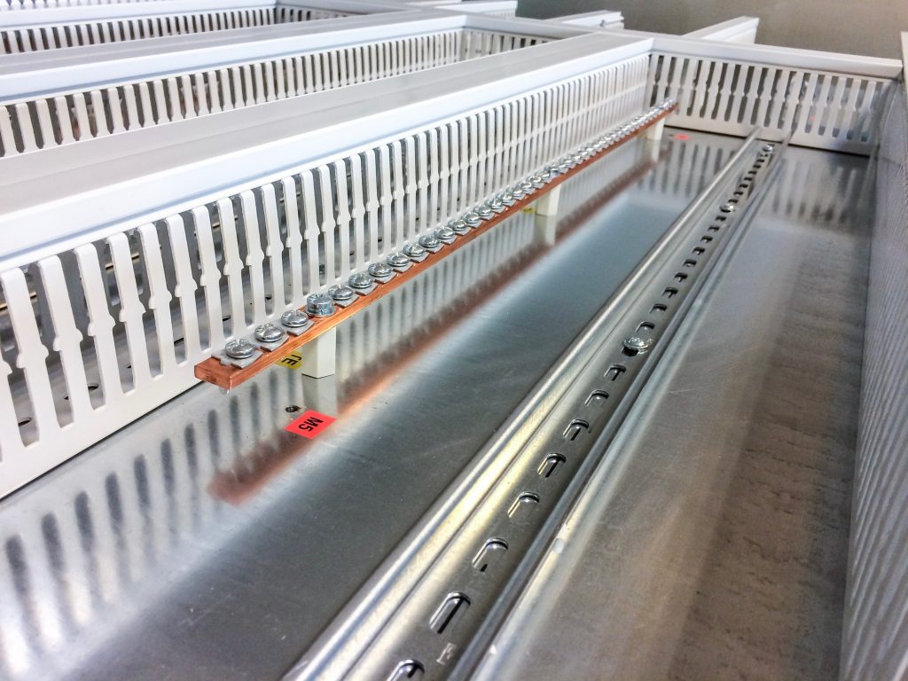 electrical boxes/panel with din rail distribution board